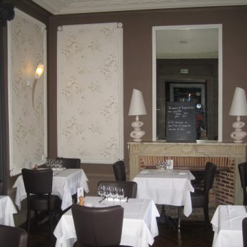 Réalisation de décoration de restaurant par Brochard peinture